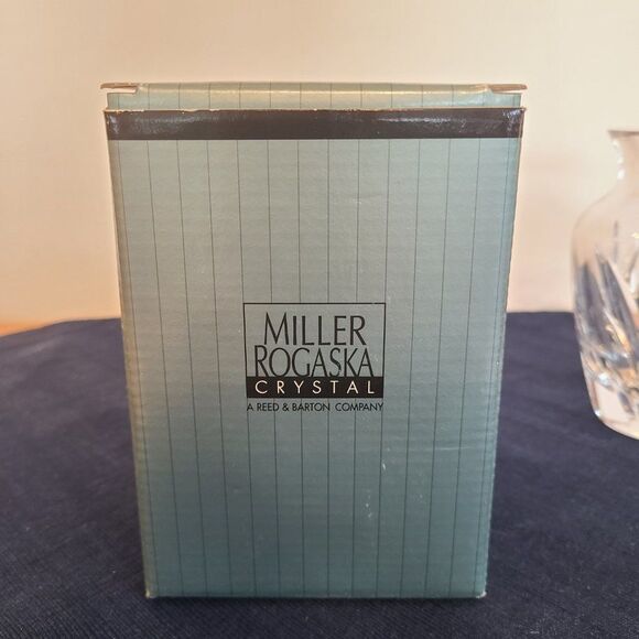 Miller Rogaska Crystal Covington Urn Vase 5" Full Lead Beautiful Crystal NIB NWT - Picture 3 of 14